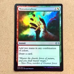 MTG ~ FOIL ~ Manamorphose ~ 2XM Double Masters ~ 208 ~ English ~ See Desc. - Image 1