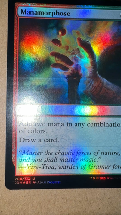 MTG ~ FOIL ~ Manamorphose ~ 2XM Double Masters ~ 208 ~ English ~ See Desc. - Image 2