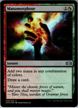 MTG Manamorphose Double Masters #208 FOIL 2XM NM - Image 1