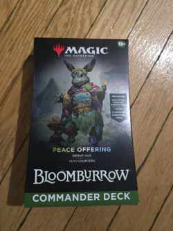 QUICK SHIP Peace Offering Commander Deck Precon - MTG - Bloomburrow New Sealed - Image 1