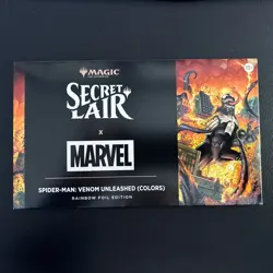 Secret Lair x Marvel's Spider-Man: Venom Unleashed (Colors) Foil Edition Sealed - Image 1
