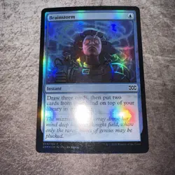 Brainstorm FOIL - 2XM Double Masters - MTG Magic the Gathering - LP - Image 1