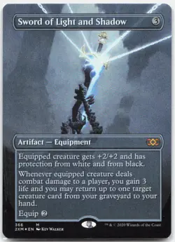Sword of Light and Shadow (Borderless) *Foil* 2XM 366 NM-LP - Image 1