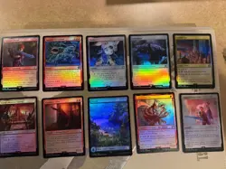 MTG Magic Final Fantasy 10x Foil Lot - Image 1