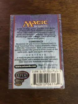 Magic The Gathering Planeshift Come Back Deck Brand New SEALED! - Image 2