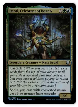 Imoti, Celebrant of Bounty 280 Commander Legends Foil NM - Image 1