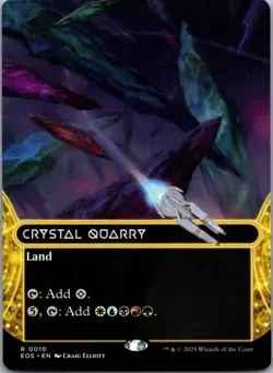 Crystal Quarry (0010) (Borderless) 10 Edge of Eternities: Stellar Sights NM - Image 1