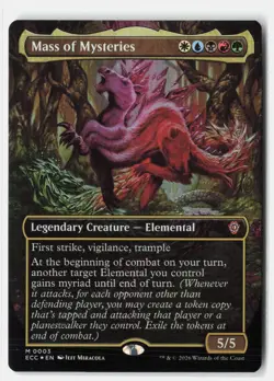 Mass of Mysteries (Borderless) 3 Commander: Lorwyn Eclipsed MTG Foil NM - Image 1
