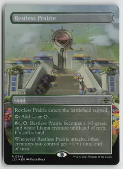 Restless Prairie (Borderless) LP Foil 348 The Lost Caverns of Ixalan MTG - Image 1