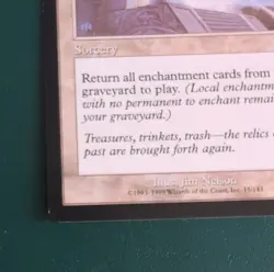 Wizards of the Coast Replenish MTG Urza's Destiny White Sorcery Rare Jim Nelson - Image 4