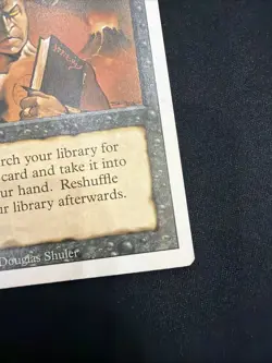 MTG Magic the Gathering Rare Sorcery Demonic Tutor Revised Edition - Image 4