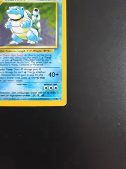 Pokemon Base Set Blastoise 2/102 Holo Rare Pokemon Card WOTC - Image 4