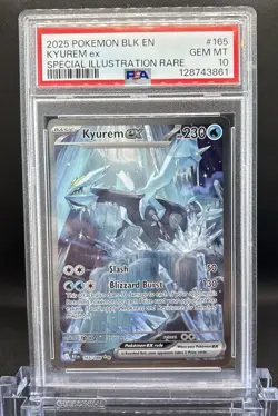 PSA 10 KYUREM EX 165 BLACK BOLT SPECIAL ILLUSTRATION RARE POKEMON GEM MINT - Image 1