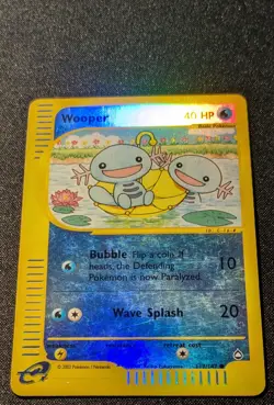 Pokemon AQUAPOLIS - #117/147 Wooper - Reverse Holo - ENG - Moderately Played - Image 4