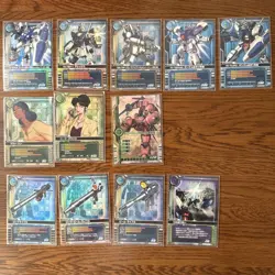 Mobile Suit Gundam Card Builder Bulk Sale Trading Card Collection - Image 1