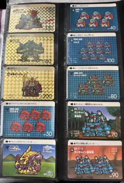 SD Gundam Carddass 65 Cards Bulk Sale Trading Card Collection - Image 1