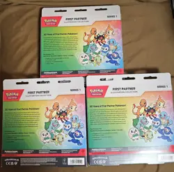 Pokemon TCG: First Partner Illustration Collection Series 1 Promo Box 3x English - Image 2