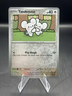 Pokemon - Tandemaus 157/191 - Reverse Holo - Surging Sparks NM - Image 1