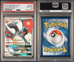 PSA 10 GEM MINT Charizard GX FA Hidden Fates Sun & Moon Pokemon Card SV49/SV94 - Image 2