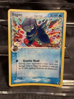 Pokemon Bagon (Delta Species) 43/101 Dragon Frontiers Reverse Holo NM NP - Image 1