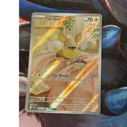 Pokemon Yamper 099/094 Me02: Phantasmal Flames Illustration Rare Holo - Image 1