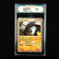TQG 9.5 MINT+ 2010 Pokemon ENG Donphan 107/123 R - Image 1