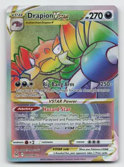 Pokemon TCG - Drapion VSTAR - 200/196 - Lost Origin Secret - NM/M - Image 1