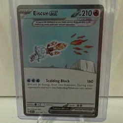 Eiscue EX 222/197 Special Illustration Rare Holo Obsidian Flames Pokemon TCG - Image 1