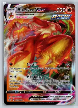 Blaziken Pokemon TCG Chilling Reign Ultra Rare 021/198 Pokemon NM Foil - Image 1