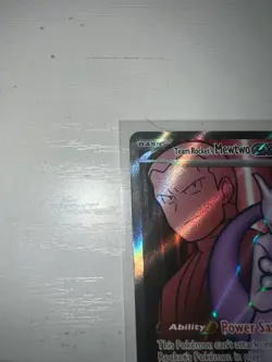 Pokemon TCG Team Rockets Mewtwo EX 213/182 Full Art Destined Rivals English - Image 2