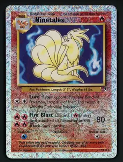 Ninetales HP 17/110 - Reverse Holo - Legendary Collection - Pokemon 2002 - Image 1
