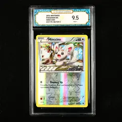 TQG 9.5 MINT+ 2016 Pokemon ENG Minccino 86/124 C - Image 1