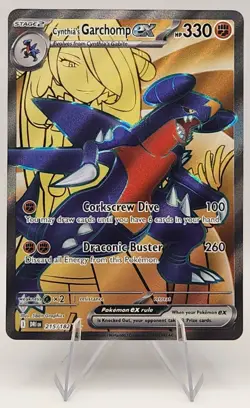 Cynthia's Garchomp ex SVP 204 Black Star Promo Pokemon TCG - Image 1