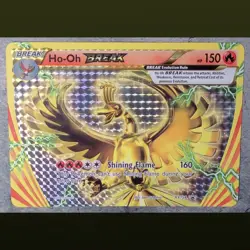 HO OH BREAK OVERSIZED JUMBO XY154 BLACK STAR PROMO POKEMON TCG NM LP - Image 1