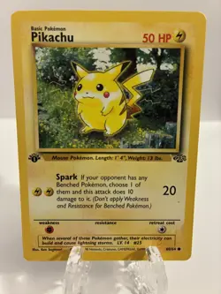 Pokemon Pikachu No. 60/64 1st Edition Jungle LP - Image 3