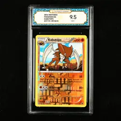 TQG 9.5 MINT+ 2016 Pokemon ENG Kabutops 39/124 R - Image 1