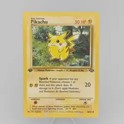 Pikachu #60/64 Jungle 1st Edition 1999 Pokemon TCG - Image 1