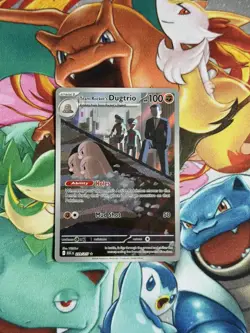 Pokemon TCG Team Rockets Dugtrio 239/217 Ascended Heroes Illustration Rare NM - Image 1