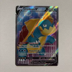 Pokemon TCG Drednaw V Full Art 069/073 Ultra Rare Champion's Path MINT - Image 1