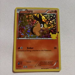 Tepig 13/25 Holo McDonald's Collection 25th Anniversary Pokemon TCG - Image 1