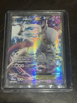 Pokemon Mewtwo EX Full Art XY125 XY Black Star Promos - Image 1