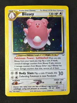 Blissey 02/64 Neo Revelation Holo Pokemon - Image 1