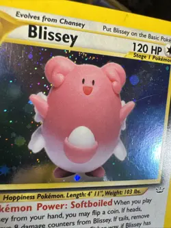 Blissey 02/64 Neo Revelation Holo Pokemon - Image 2