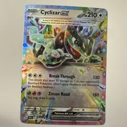 Pokemon TCG Cyclizar EX 159/191 Surging Sparks Double Rare - Image 1