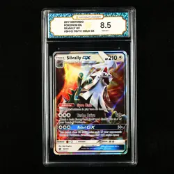 TQG 8.5 NM-MT+ 2017 Pokemon ENG Silvally GX 90/111 Holo GX - Image 1