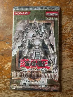Yu-Gi-Oh The Lost Millennium 1st Edition Booster Pack 2005 Factory Sealed New - Image 1