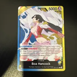 One Piece Card Game - Boa Hancock OP14-041 Leader The Azure Sea’s Seven English - Image 1