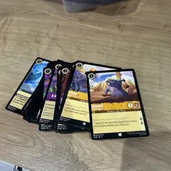 Approx 38 Disney Lorcana Azurite Sea EN6 Bundle Cards - Image 1