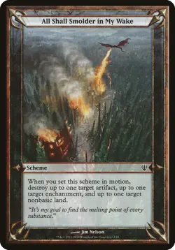 All Shall Smolder In My Wake Archenemy NM Common MAGIC GATHERING CARD ABUGames - Image 1