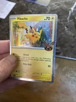 Pokemon Pikachu TCG Halloween Trick or Trade 2024 Cosmos Common Card - Image 2